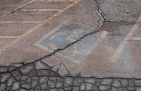 Parking Lot #39 (Subterranean View of Life in a Wheelchair), Colorado, 2012