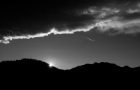 Western Sun from Joder Mnt, #2, Colorado, 2011