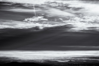 Contrail & Cold Winter, Boulder, Colorado, 2014