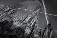 Crosses at the Cathedral, Barcelona, 2014