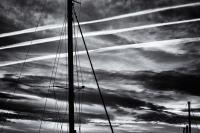 Masts and Contrails, Barcelona, 2013