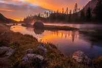 Madison River Sunrise, #2, Wyoming, 2014