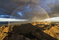 Rainbow and Mountain Shadow, #1, Arizona, 2014