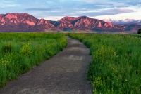 Springtime Dawn Over Boulder, Colorado, 2015