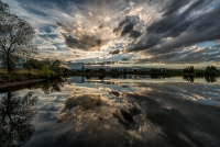 Sunset Reflection, #1, Colorado, 2015