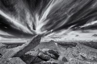 Cirrus Over Mt Bierstadt, #2, Colorado, 2014