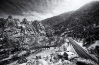 Elephant Buttresses in Winter, Colorado, 2014