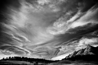 Flatirons Sunrise Mood, Colorado, 2011