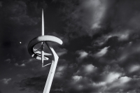 Olympic Park Comm Tower, #19 (Moon and Cloud). Barcelona, 2019